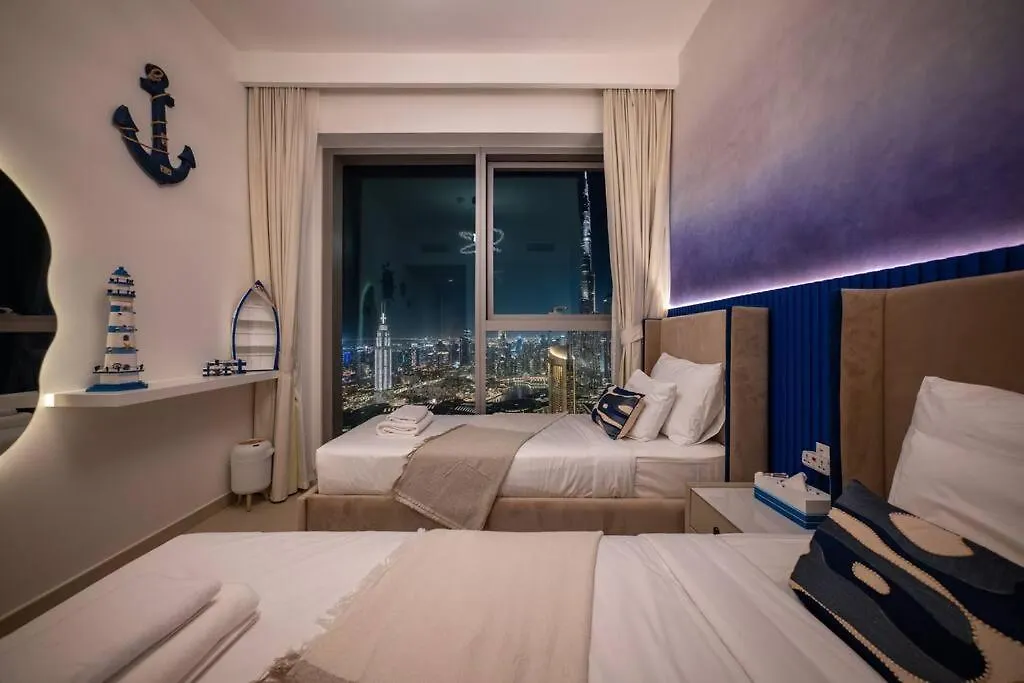 Apartment Burj Khalifa & Fountain View In Downtown - Opposite To Dubai Mall - Super High Floor - Big Balcony Setup